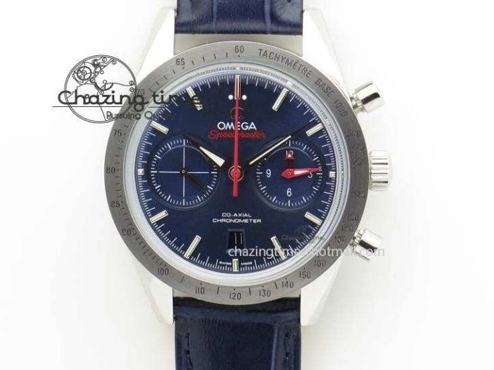0724 Speedmaster ’57 Co-Axial RG OMF 1:1 Best Edition White Dial On RG Bracelet A9300 (Free Leather Strap) Durable 8065